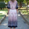 BELL SLEEVE LONG DRESS