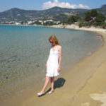 Sandy beach Glastres