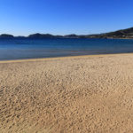 Sandy shallow water Glastres beach, Villa Feel the Sea
