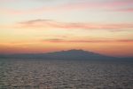 Delicate sunset colors, Aegean Sea, Palio Kavala, Greece