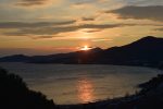 Magic sunset in Palio Tsifliki, Greece