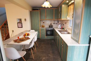 Kitchen zone at 1st floor, Villa Relax Thassos