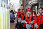 Floats and carnival participants in Xanthi, Greece