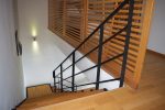 Wooden staircase between 1st and 2nd floor