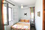 Bedroom with double bed on the 2nd floor, Villa Relax, Thassos Island