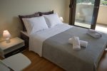 Sea view bedroom with panoramic windows, 2nd floor of the Feel the Sea Villa