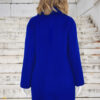 ROYAL BLUE DOUBLE BREASTED COAT